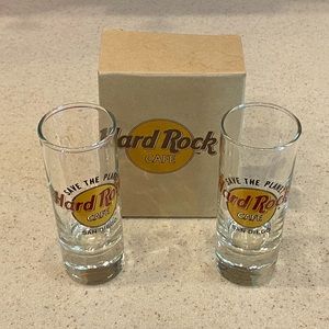 Hard Rock Cafe San Diego Shot Glass (2) In Box